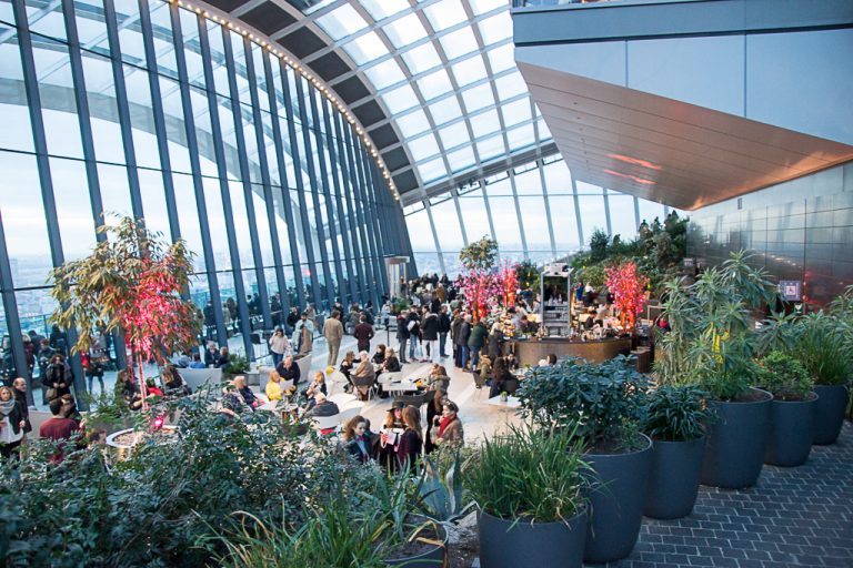 Vue Imprenable sur Londres à 360° au 35ème étage : Skygarden